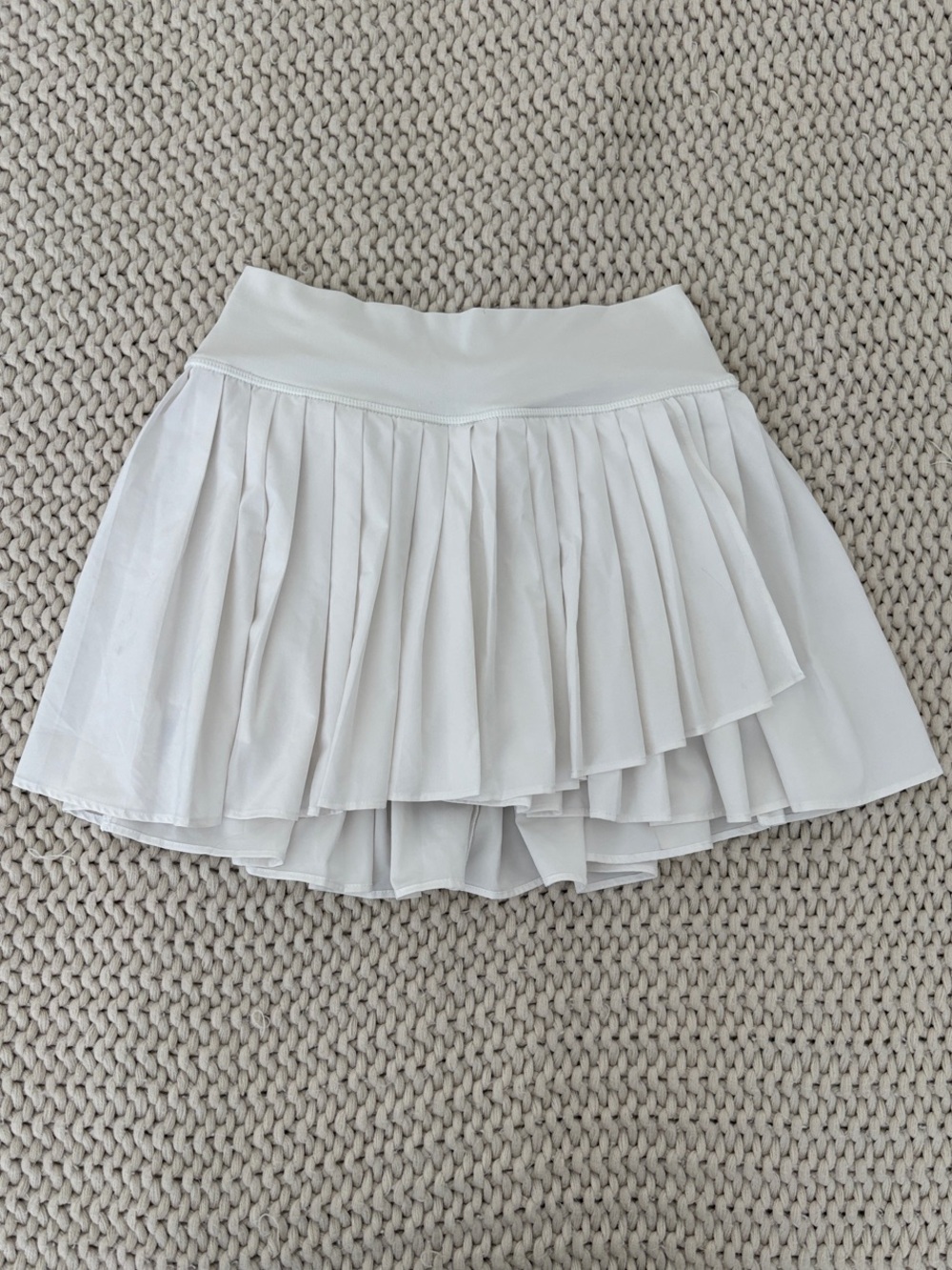 Offline by Aerie Women's White Pleated Layered Skort